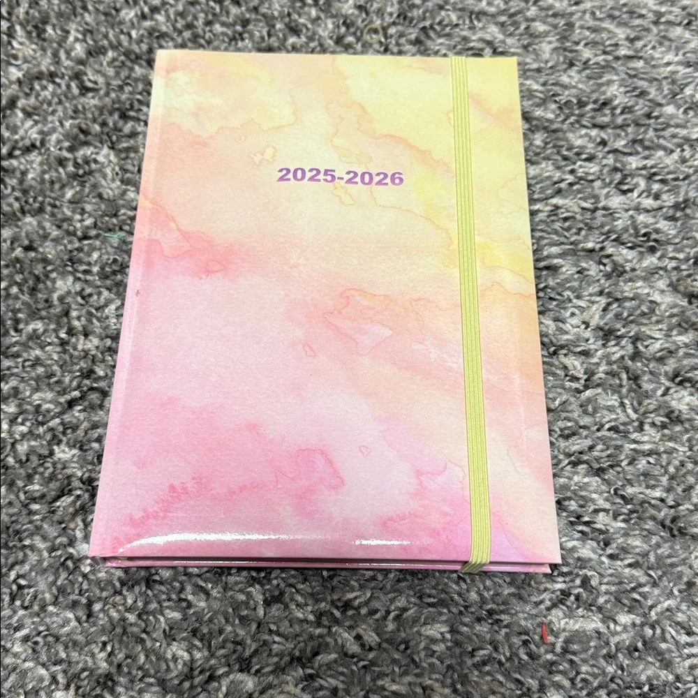 Pink and Yellow Planner 2025-2026